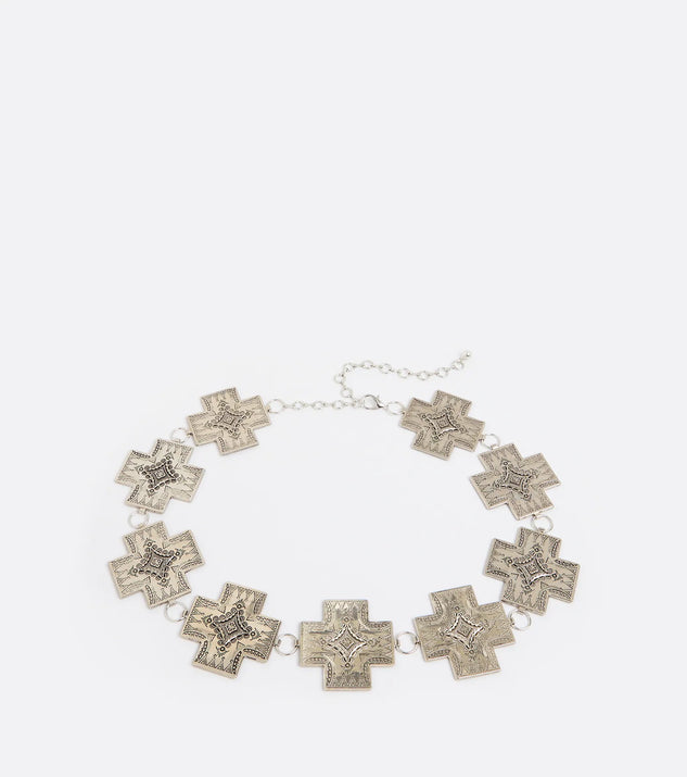 Desert Babe Cross Concho Belt