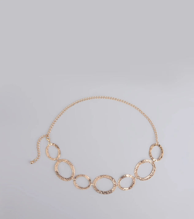 Trendy Element Oval Chain Belt