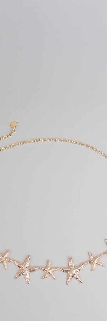 Mermaid Muse Starfish Chain Belt