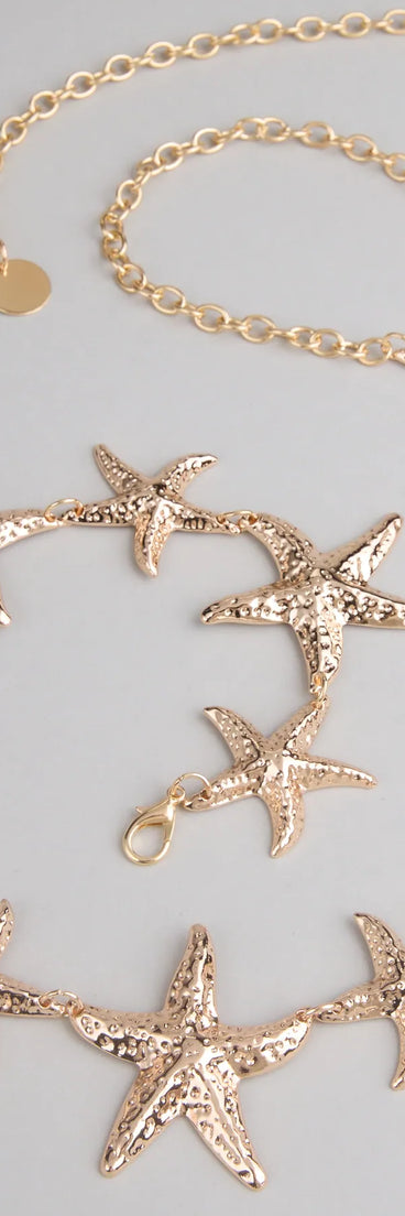 Mermaid Muse Starfish Chain Belt