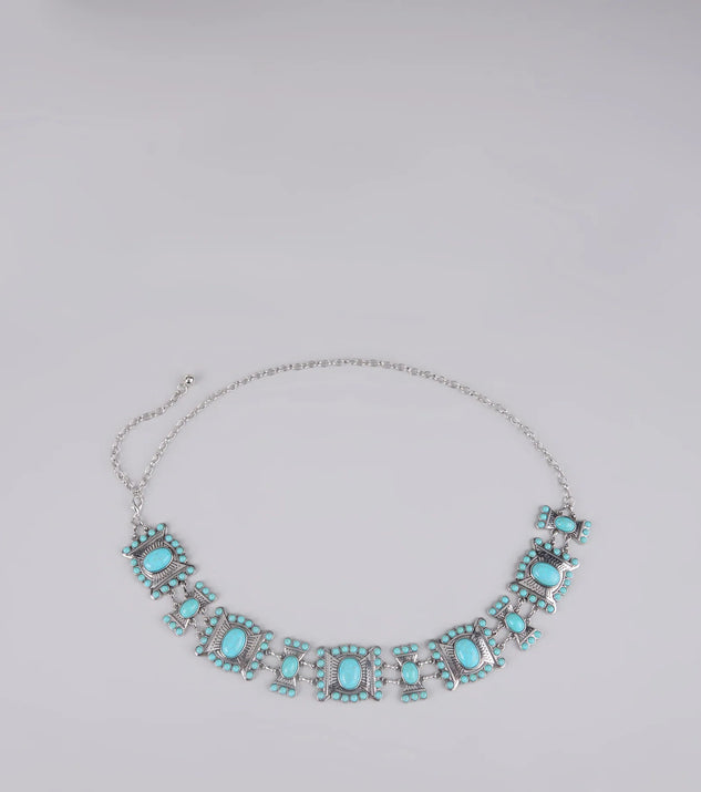 Shop Windsor Cowgirl Energy Concho Chain Belt Online – Trendy & Affordable Fashion