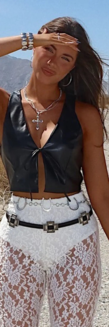 Back In The Saddle Horseshoe Chain Belt