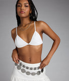Moving Freely Medallion Chain Belt