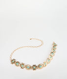 Boho Sleek Cross Concho Chain Belt