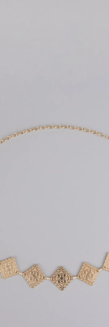 Shimmer And Serve Chain Belt