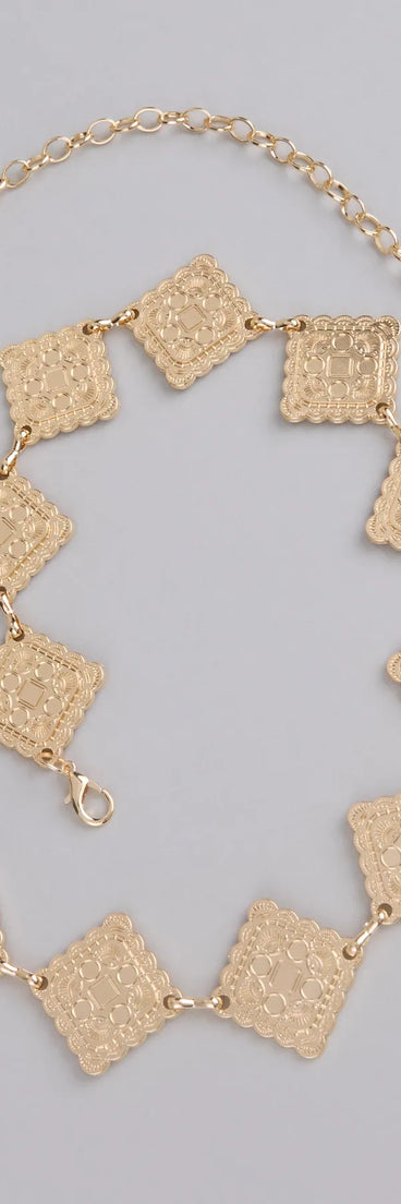 Shimmer And Serve Chain Belt