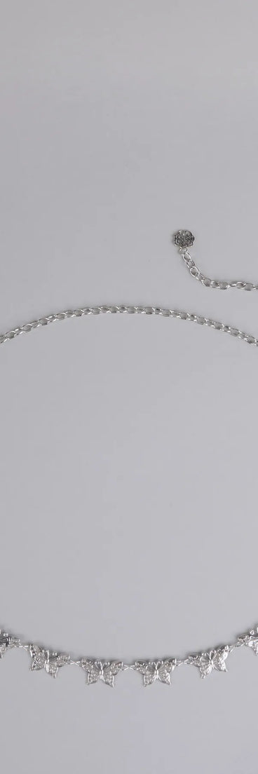 Flutter Goals Butterfly Chain Belt
