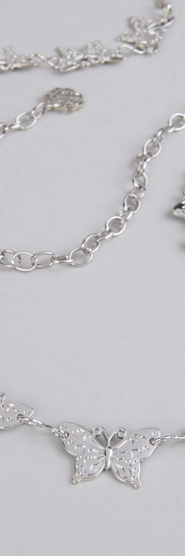 Flutter Goals Butterfly Chain Belt
