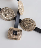 Western Icon Concho Belt