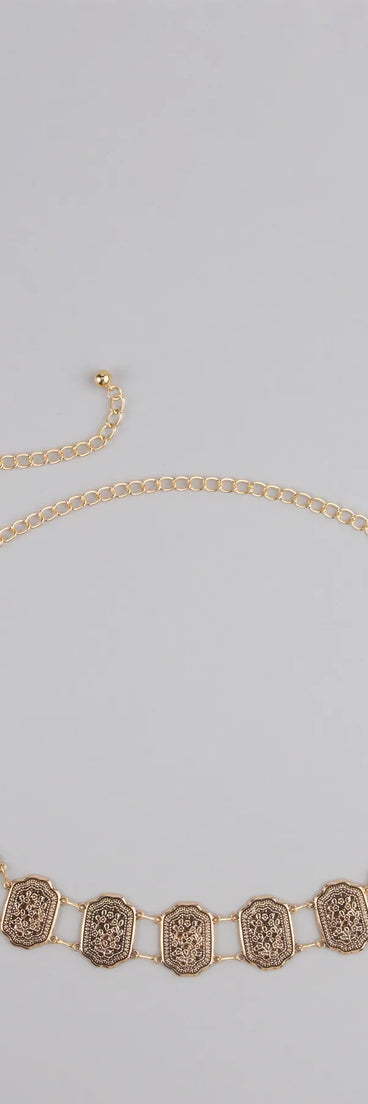 Cherished Treasure Oval Western Belt