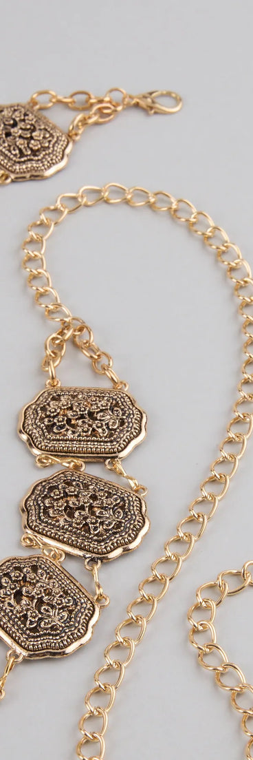 Cherished Treasure Oval Western Belt