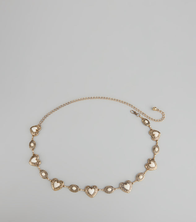 Sweetheart Charm Chain Belt