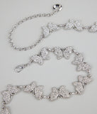 Flutter Effect Butterfly Rhinestone Belt
