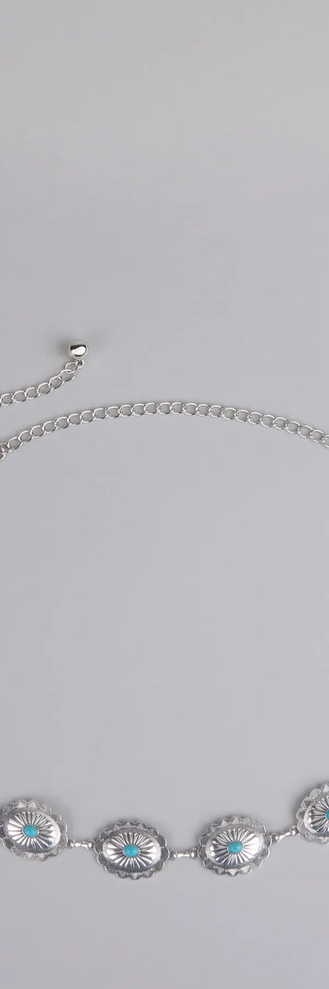 Saddle Up Statement Concho Belt