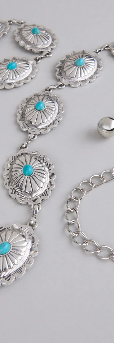 Saddle Up Statement Concho Belt