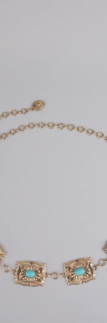 Hometown Rodeo Concho Chain Belt