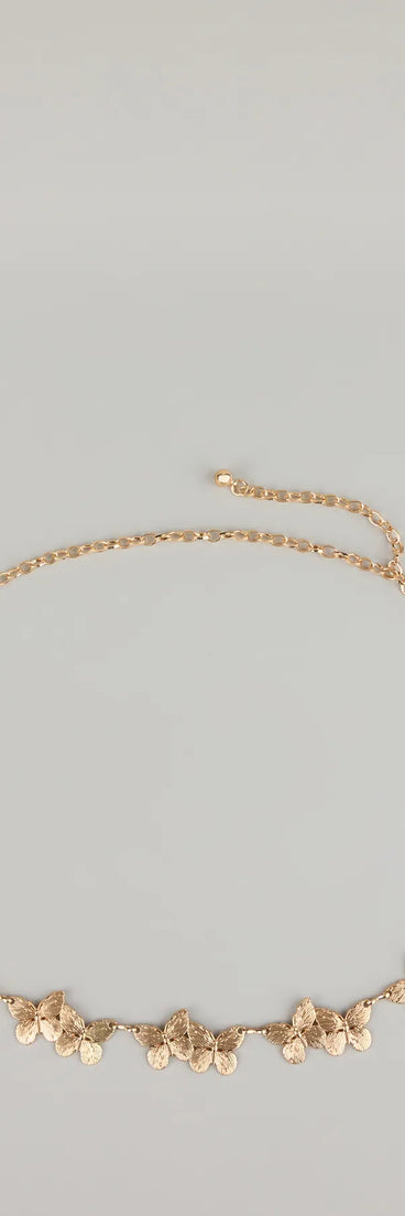 Trendy Bliss Butterfly Chain Belt