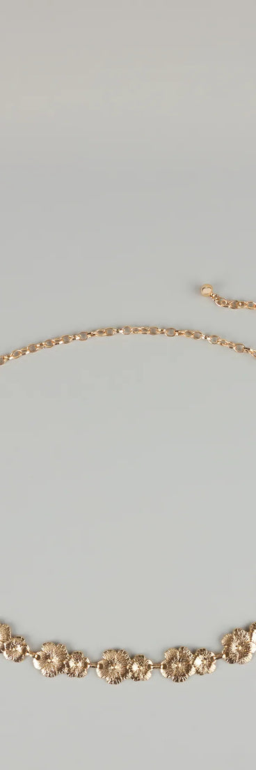 Bloom Babe Flower Chain Belt