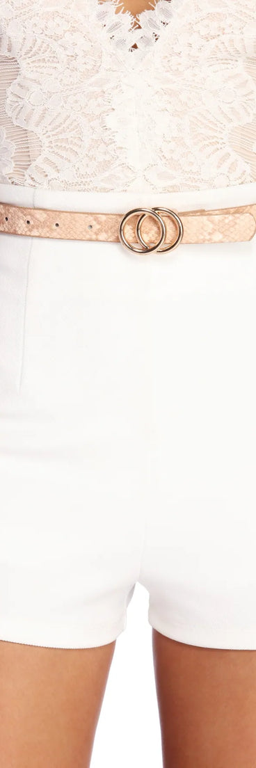 Mini Double O Ring Belt