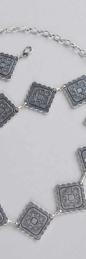 Shimmer And Serve Chain Belt