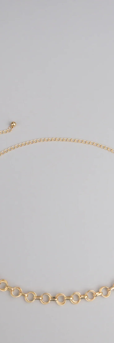 Linked Up Ring Chain Belt