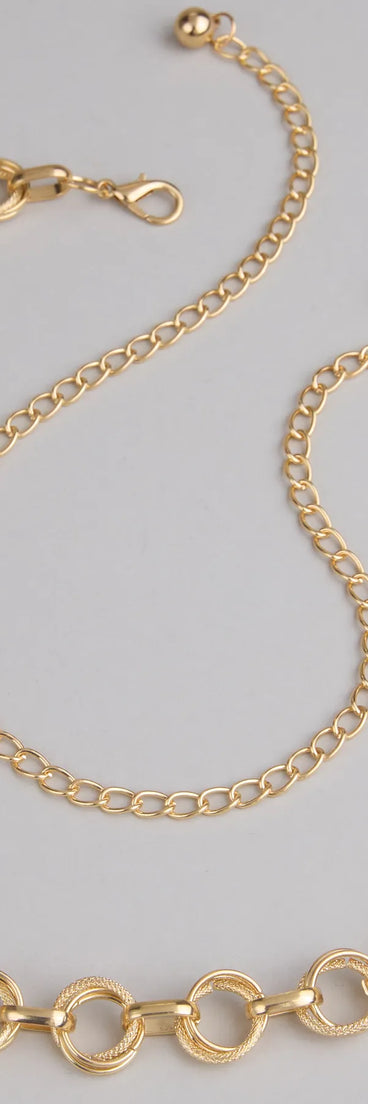 Linked Up Ring Chain Belt