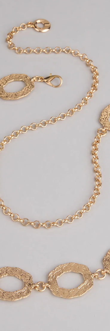 Southern Grace Oval Chain Belt