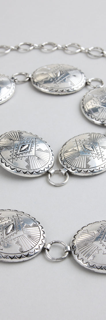 Icon Energy Etched Statement Belt