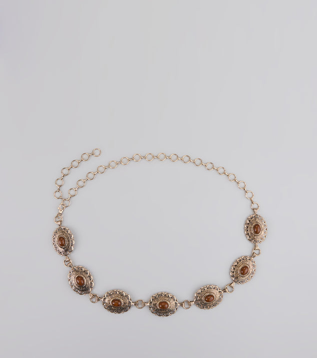 Southern Wind Statement Concho Chain Belt