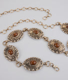 Southern Wind Statement Concho Chain Belt