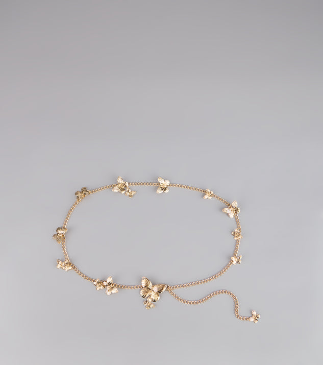 Flutter Kiss Butterfly Chain Belt