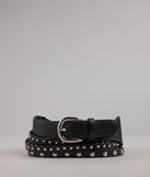 Studded And Stunning Buckle Belt