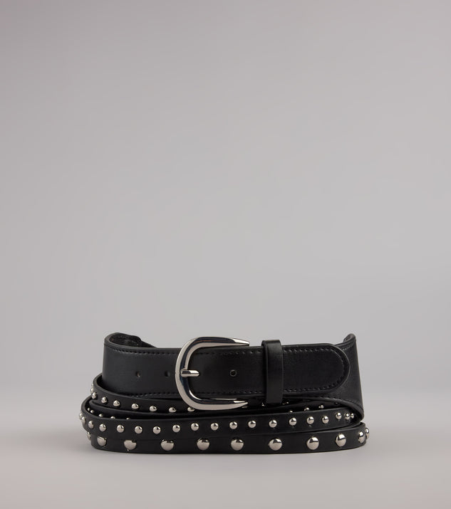Studded And Stunning Buckle Belt