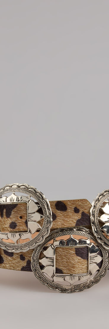 Wild West Vibes Leopard Statement Belt