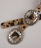 Wild West Vibes Leopard Statement Belt