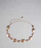 Gilded Elegance Medallion Chain Belt