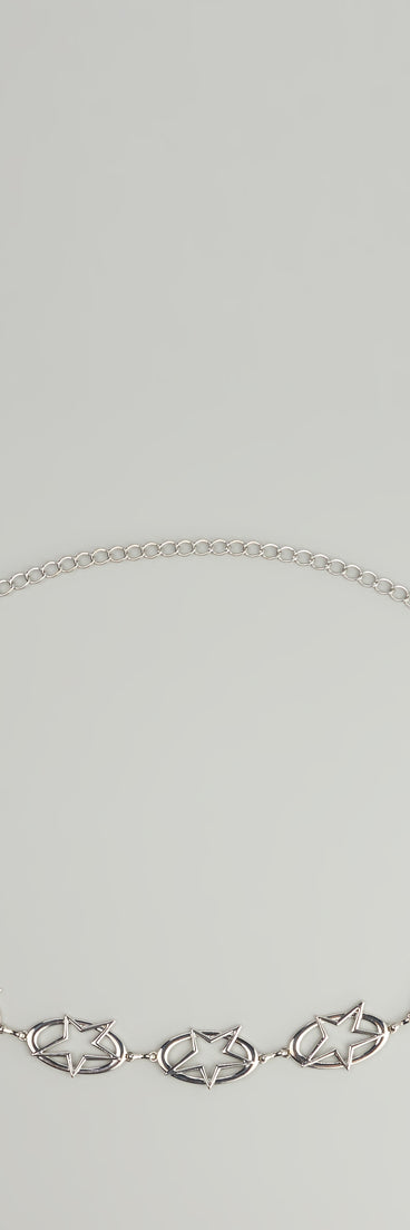 Style your vibe in seconds with the Starstruck Silver Chain Belt, a fashion accessories essential that completes any outfit with ease.