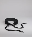 Belt It Babe Faux Suede Tie Belt
