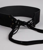 Belt It Babe Faux Suede Tie Belt