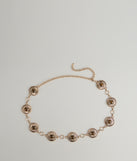 Sundown Radiance Concho Chain Belt