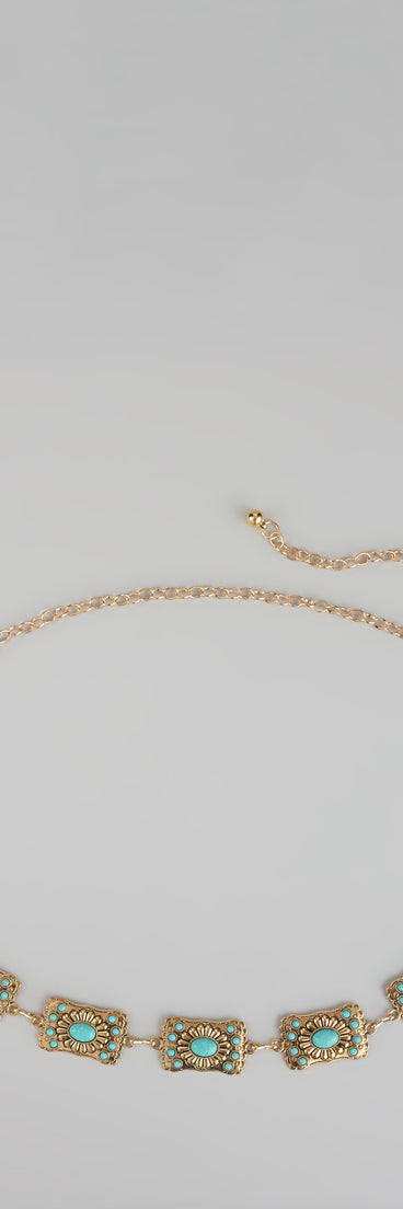 Wild Spirit Concho Chain Belt