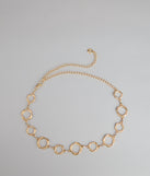 Loop It In Circle Chain Belt