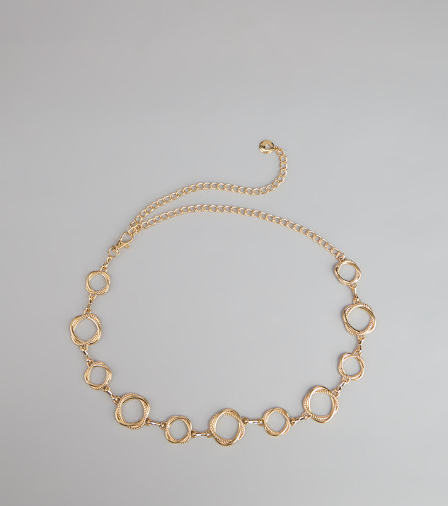 Loop It In Circle Chain Belt