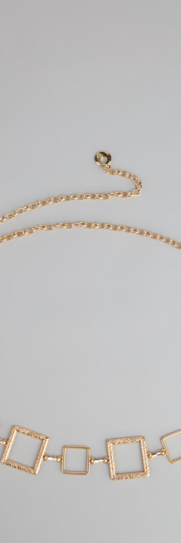 Link Up Square Chain Belt