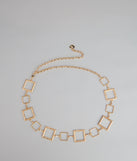 Link Up Square Chain Belt