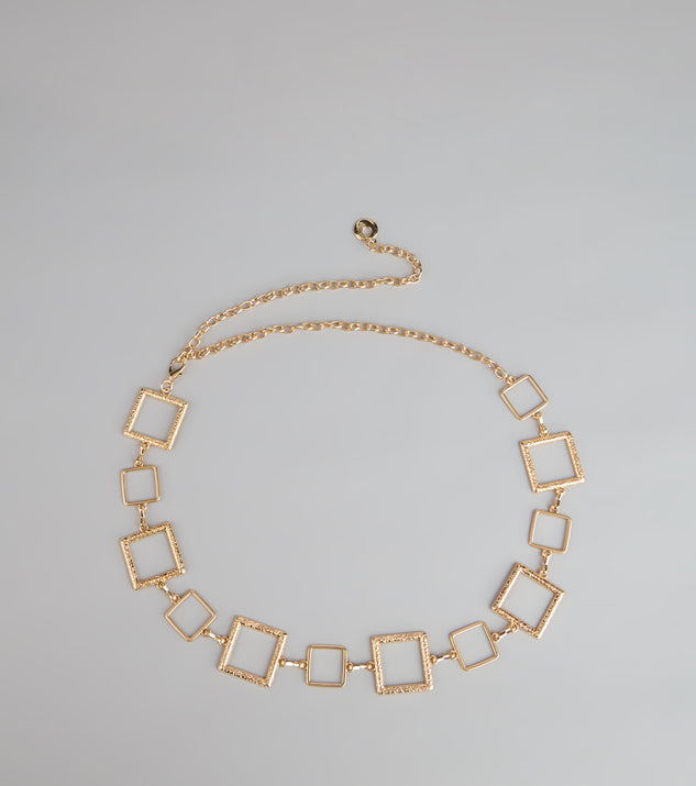 Link Up Square Chain Belt