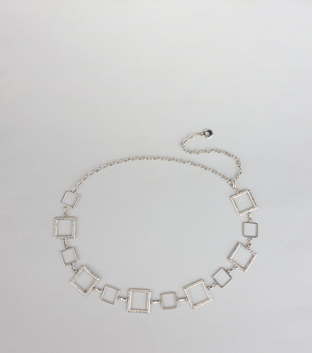 Modern Muse Geometric Chain Belt