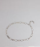 Trendy Vibes Textured O-Ring Chain Belt