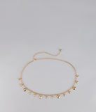 Heart To Heart Charm Chain Belt