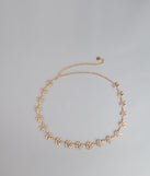 Golden Flair Leaf Chain Belt